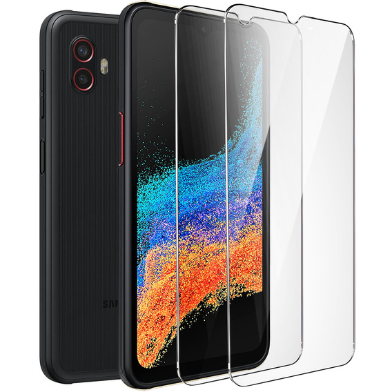 2x Μετριασμένο γυαλί για Samsung Galaxy Xcover 6 Pro, ERBORD 9H Hard Glass στην οθόνη