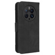 Θήκη με πτερύγιο για Huawei Mate 50 Pro 4G, Card Slot, μαύρη