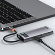 Σταθμός σύνδεσης USB-C 6 σε 1 Metal Gleam Series για συσκευές με USB-C