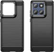 Θήκη για Motorola Edge 60 / 60 Fusion, Carbon, μαύρη