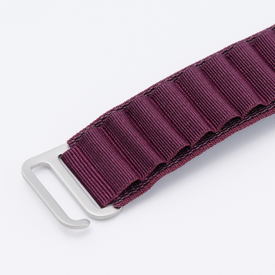Λουράκι νάιλον για Apple Watch 1/2/3/4/5/6/7/8/SE/ULTRA 42/44/45/49mm, μπορντό