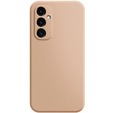 Η θήκη για Samsung Galaxy A15, Silicone Lite, ροζ + γυαλί 9H