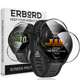 2x υβριδικό γυαλί ERBORD για Garmin Forerunner 165
