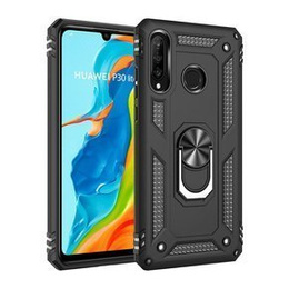 θωρακισμένη θήκη για Huawei P30 Lite, Nox Case Ring, μαύρη