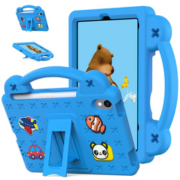 Παιδική θήκη για iPad mini 8.3" 2021 (6 gen.) / iPad mini 8.3" 2024 (7 gen.), Cute Patterns, με βάση, μπλε