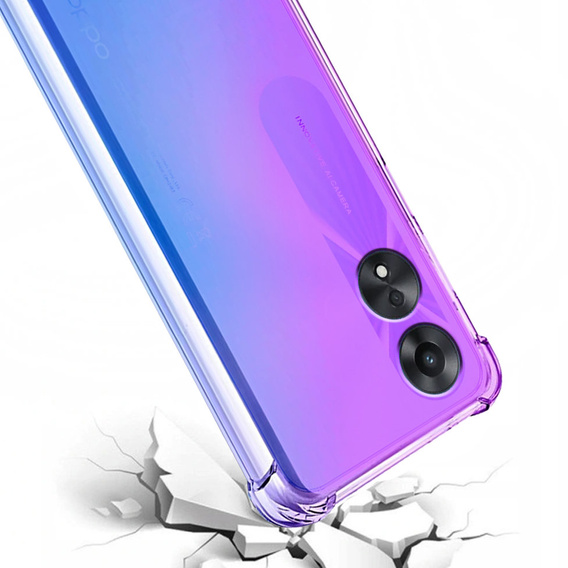 θήκη για το Oppo A78 4G, Gradient Dropproof, Μωβ / μπλε