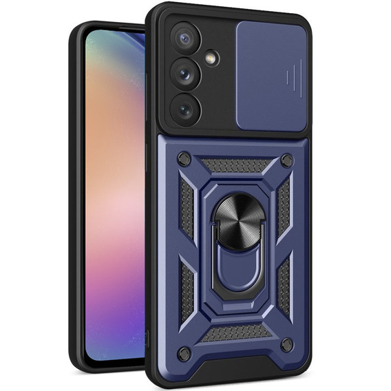 Θήκη για Samsung Galaxy A54 5G, CamShield Slide, μπλε