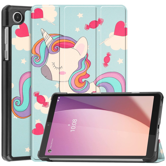 Θήκη για Lenovo Tab M8 Gen 4 TB-300FU, Smartcase, unicorn