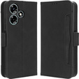 Θήκη με πτερύγιο για Infinix Hot 30, Card Slot, μαύρη