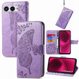 Θήκη με πτερύγιο για T Phone 3 5G, Butterfly, μωβ