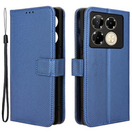 Θήκη με πτερύγιο για Infinix Note 40 Pro, Wallet Smart Magnet, μπλε