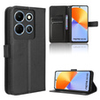 Θήκη με πτερύγιο για Infinix Note 30 5G, Wallet Smart Magnet, μαύρη