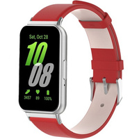 Δερμάτινο λουράκι για Samsung Galaxy Fit 3, Κόκκινο