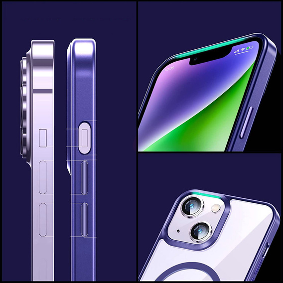 Θήκη για iPhone 14, ERBORD Hybrid MagSafe Case, μπλε