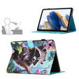 Θήκη για Lenovo Tab M10 Plus TB-X606F, με πτερύγιο, raccoon