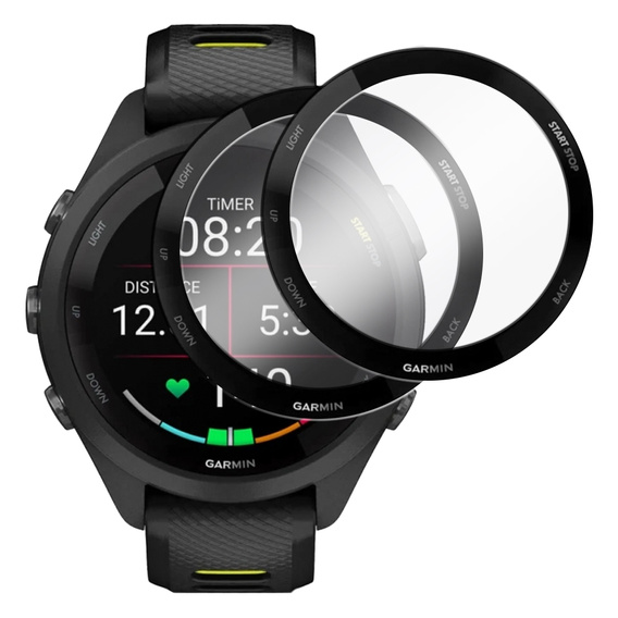 2x υβριδικό γυαλί ERBORD για Garmin Forerunner 265S