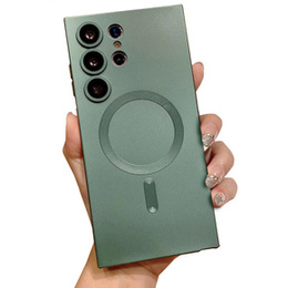 Θήκη για Samsung Galaxy S23 Ultra, ColorMag, για MagSafe, πράσινη