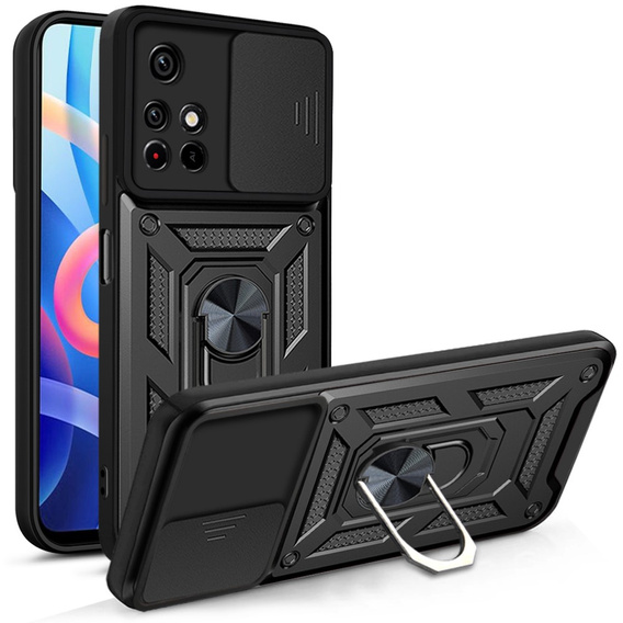 Θήκη για Xiaomi Poco M4 Pro 5G / Redmi Note 11S 5G, CamShield Slide, μπλε