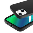 Θήκη για iPhone 14 Plus, Silicone Lite, μαύρη