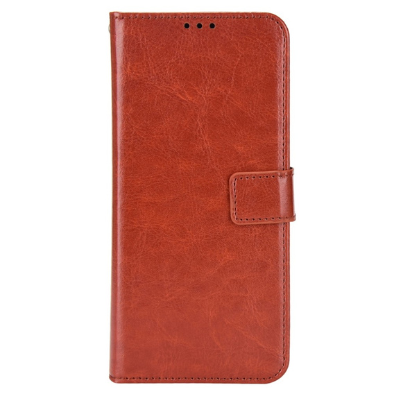 Θήκη με πτερύγιο για Infinix Note 12 5G, Crazy Horse Wallet, καφέ