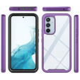 Θήκη για Samsung Galaxy A34 5G, Shockproof, με μεμβράνη, μωβ