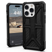 θήκη Urban Armor Gear για iPhone 14 Pro, Monarch, carbon μαύρη