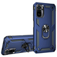 θωρακισμένη θήκη για Xiaomi Redmi Note 10/10S, Nox Case Ring, μπλε