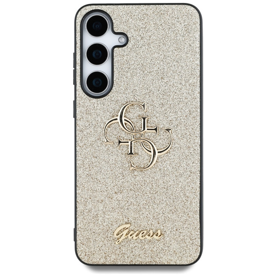 Θήκη GUESS Fixed Glitter Big 4G Logo για Samsung Galaxy S25