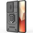 Θήκη για Xiaomi Redmi Note 13 5G, KickStand Camera Lens, μαύρη