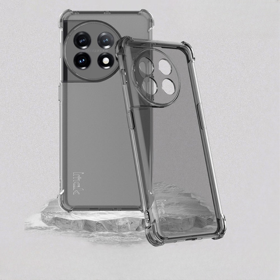 IMAK Θήκη για OnePlus 11 5G, Dropproof, διαφανής / μαύρη