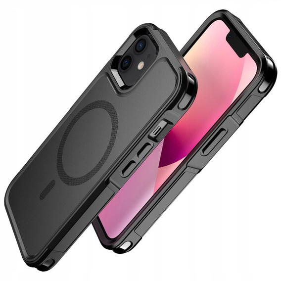 Θήκη για iPhone 12/12 Pro, MagForce MagSafe, μαύρη