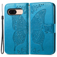 Θήκη με πτερύγιο για Google Pixel 8A, Butterfly, μπλε