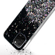 Θήκη για Huawei Nova Y61, Glittery, μαύρη