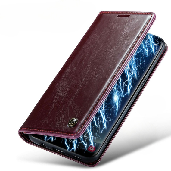 θήκη CASEME για Samsung Galaxy S8, Waxy Textured, κόκκινη