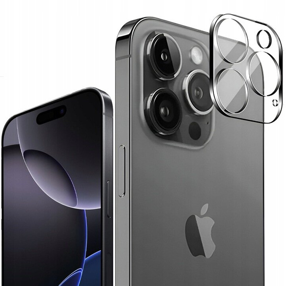 Μετριασμένο γυαλί για κάμερα για το iPhone 16 Pro / 16 Pro Max, διαφανής