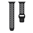 Λουράκι σιλικόνης για Apple Watch 1/2/3/4/5/6/7/8/SE/ULTRA 42/44/45/49MM, Μαύρο