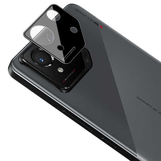 Μετριασμένο γυαλί για κάμερα για το ASUS ROG Phone 8 Pro, μαύρη