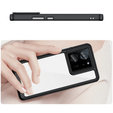 Θήκη για Xiaomi 13T / 13T Pro, Fusion Hybrid, διαφανής / μαύρη