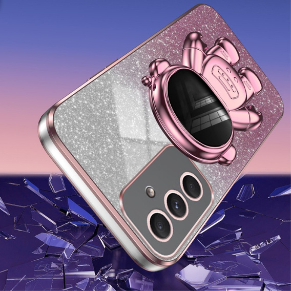 Θήκη για το Samsung Galaxy A55 5G, Glitter Astronaut, ροζ
