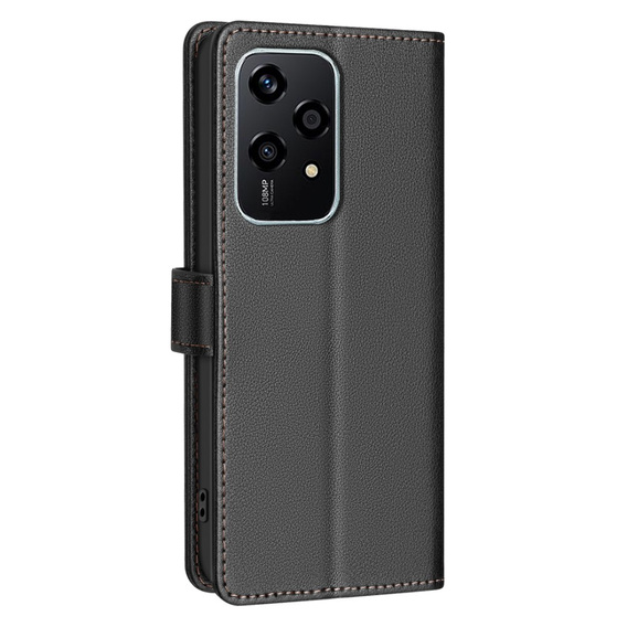 θήκη με πτερύγιο για Honor 200 Lite, BINFEN Wallet, μαύρη