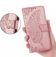 Θήκη με πτερύγιο για T Phone 2 Pro 5G, Butterfly, ροζ rose gold