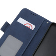 Θήκη με πτερύγιο για Oppo A38 4G / Oppo A18 4G, Card Slot, μπλε