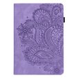 θήκη με πτερύγιο για Xiaomi Redmi Pad SE 11", flower, μωβ