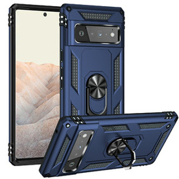 θωρακισμένη θήκη για Google Pixel 6 Pro, Nox Case Ring, σκούρο μπλε
