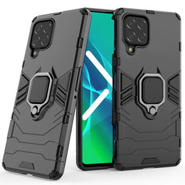 Θήκη για Samsung Galaxy M53 5G, Kickstand Ring, μαύρη