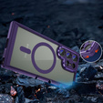 Θήκη για Samsung Galaxy S23 Ultra, ERBORD Impact Guard, MagSafe, σκούρο μωβ