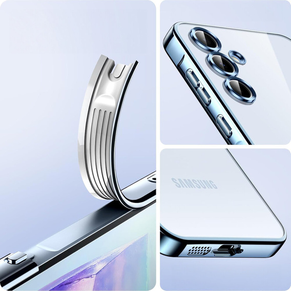 Θήκη για Samsung Galaxy A15 4G/5G, Electro MagSafe, μπλε + Γυαλί για την οθόνη