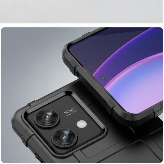 Θήκη για Motorola Edge 40 Neo, Rugged Shield, μαύρη