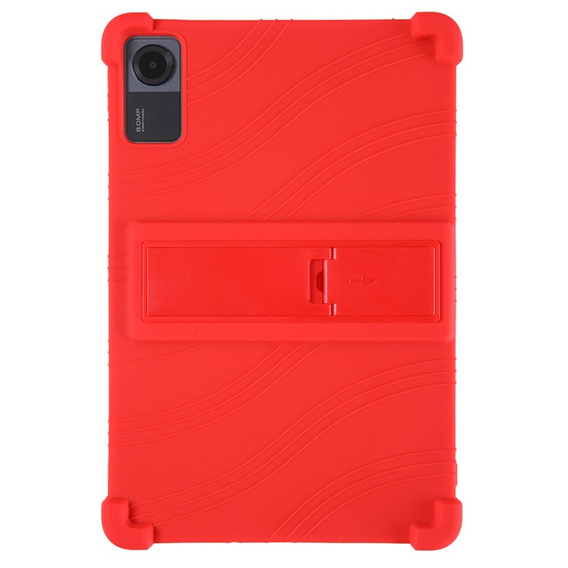 Θήκη σιλικόνης για Xiaomi Redmi Pad SE 11", Impact, θωρακισμένη, κόκκινη