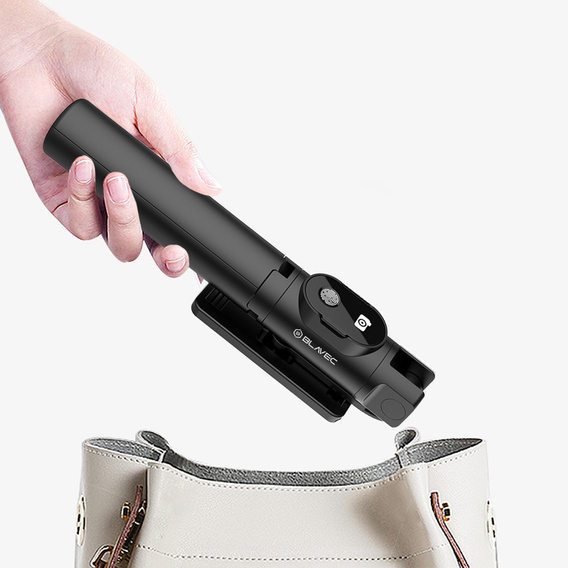 Selfie stick με λειτουργία τρίποδα και τηλεχειριστήριο Bluetooth, για smartphones με πλάτος μεταξύ 6,5 cm και 9,5 cm